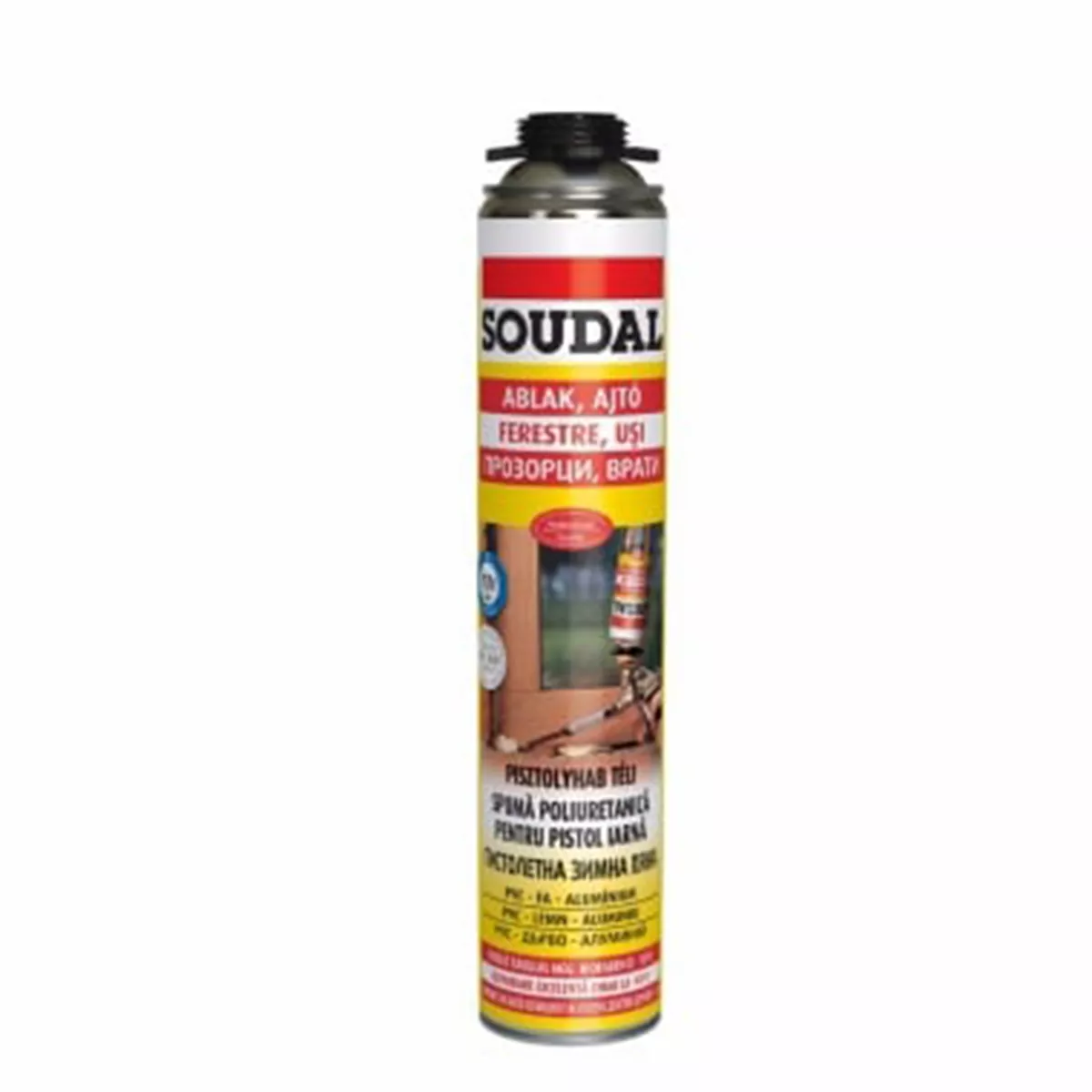 Пяна монтажна SOUDAL жълта