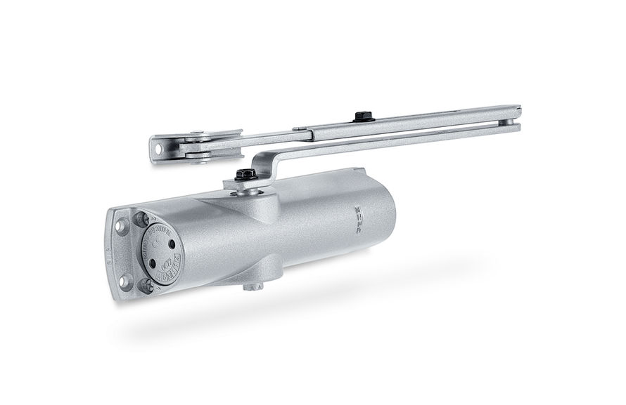 GEZE TS 1000 Automatic Door Closer, Black Stop Arm